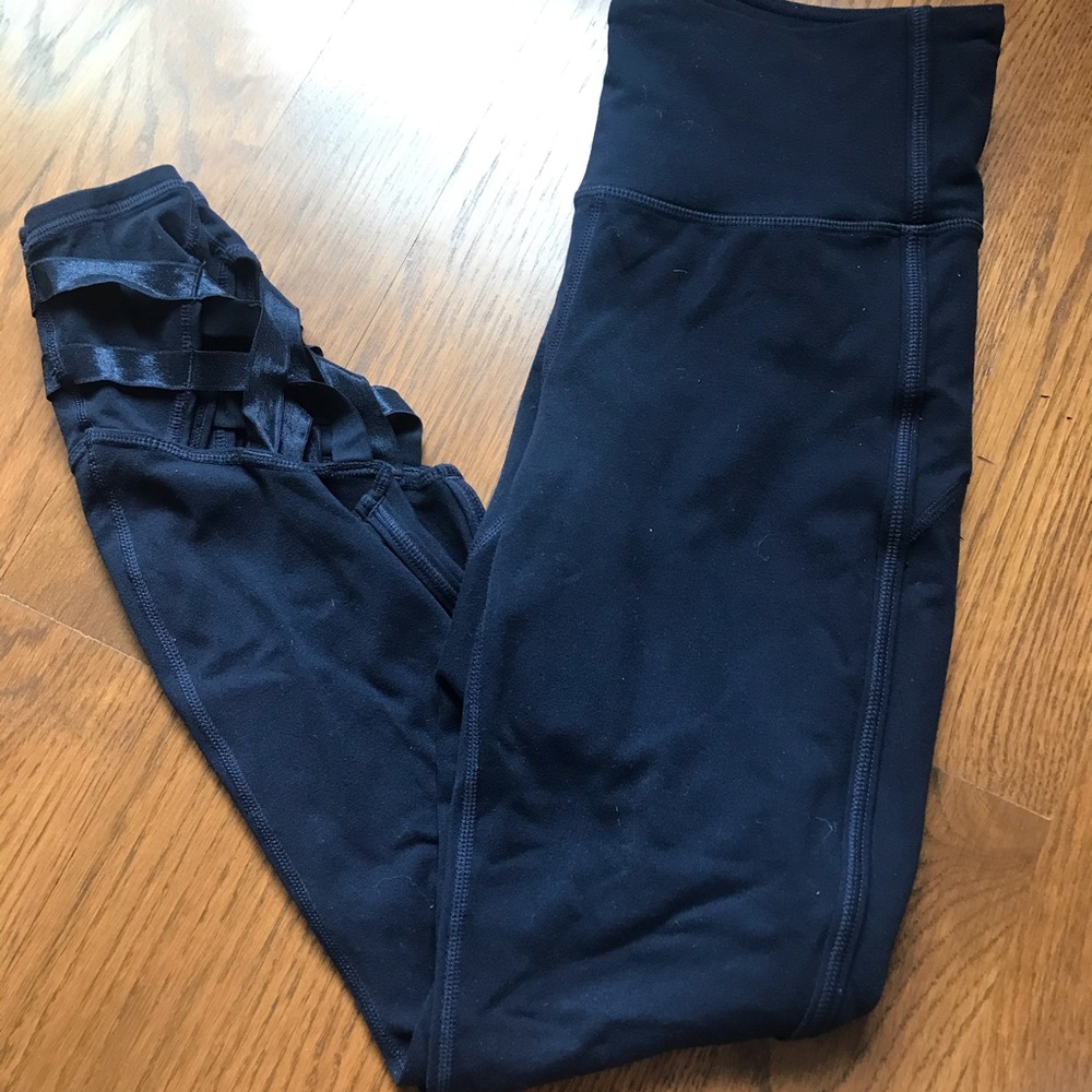Athleta leggings navy